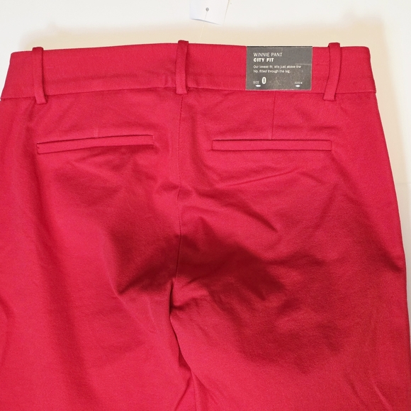 J.Crew City Fit Winnie Pant Red - Picture 11 of 11